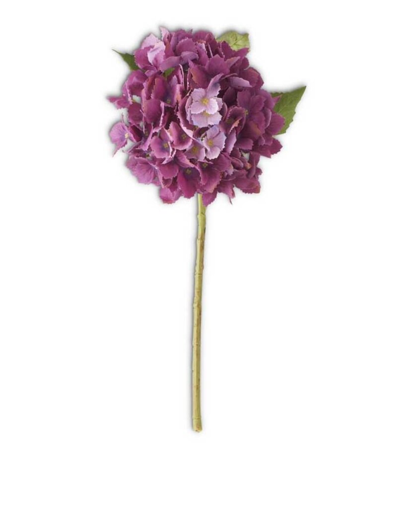 20" Purple Real Touch Hydrangea Spray