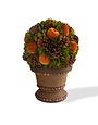 Rusty Apple & Pinecone Ball Tree - 17"