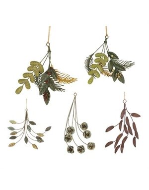 Metal Leaf Stem- Assorted