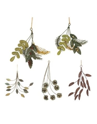 Metal Leaf Stem- Assorted