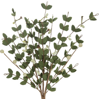 White and Gray Berry & Leaf Pick