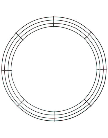 Round Metal Wire Wreath Frame - 16"