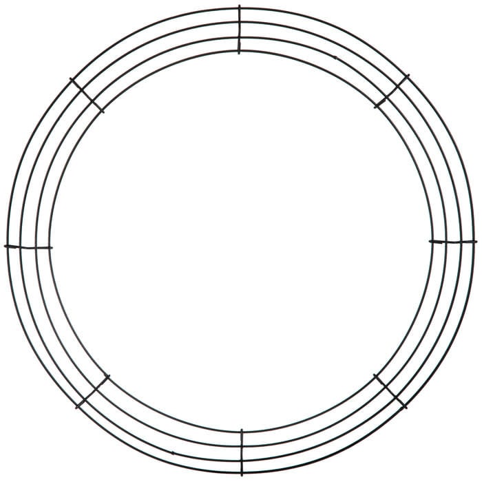 Round Metal Wire Wreath Frame - 16"