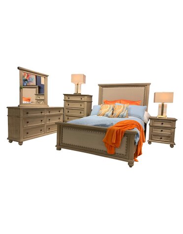 Janelle Nightstand-Nero Black