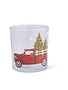 3 Inch Glass Votive with Red Truck