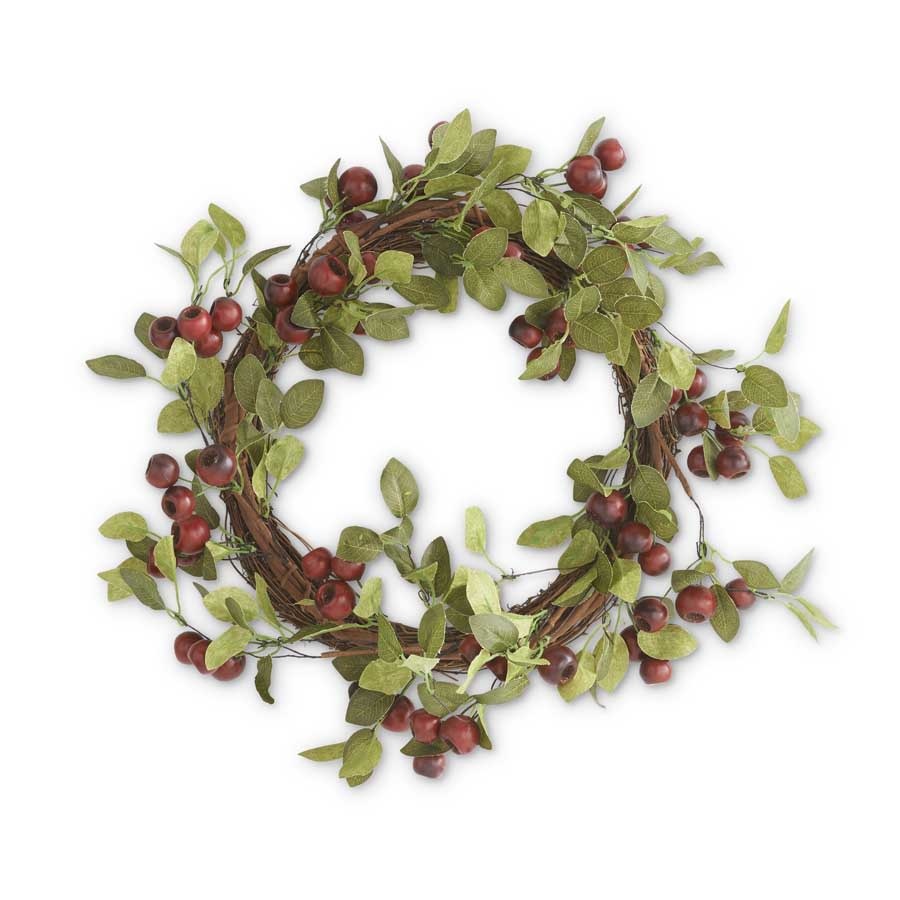 21 Inch Red Pod Wreath