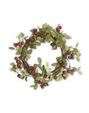 21 Inch Red Pod Wreath