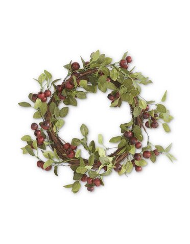 21 Inch Red Pod Wreath