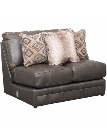 Jackson Furniture Denali Armless Loveseat-Steel