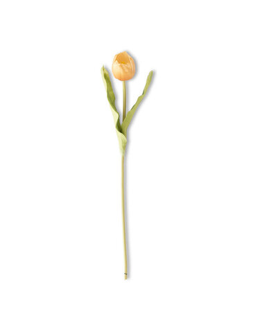 K & K Interiors 19.5 Inch Orange Real Touch Tulip