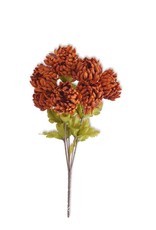 21 Inch Rust Ball Mum Bush (12 Stems per Bush)