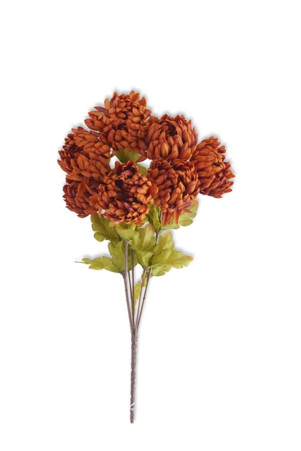 21 Inch Rust Ball Mum Bush (12 Stems per Bush)