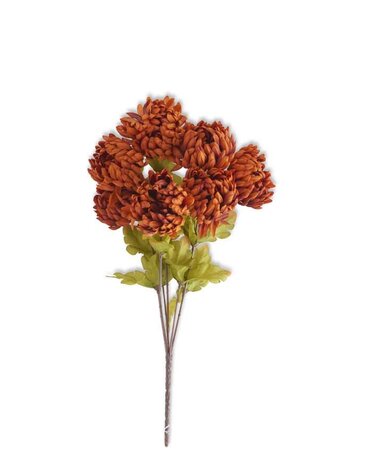 21 Inch Rust Ball Mum Bush (12 Stems per Bush)
