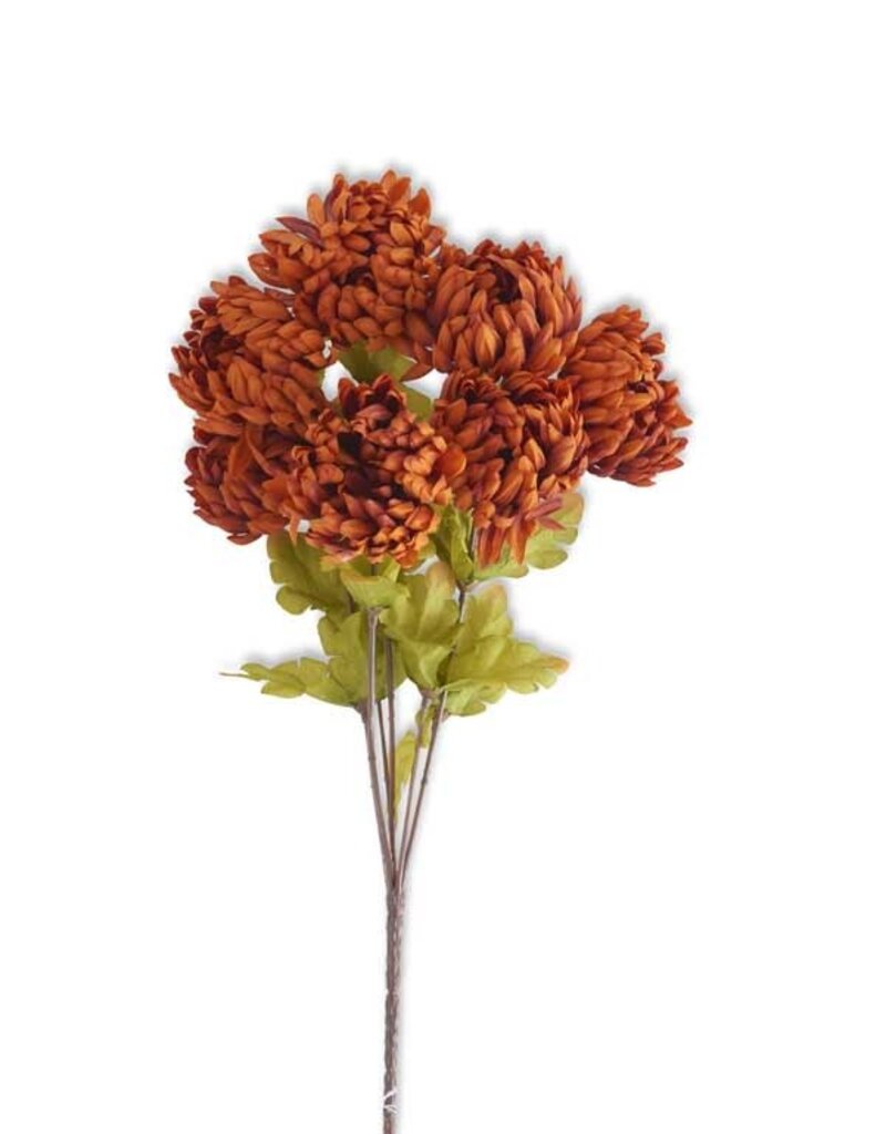 21 Inch Rust Ball Mum Bush (12 Stems per Bush)