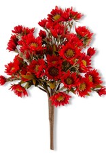 15 Inch Burgundy Mum Bush