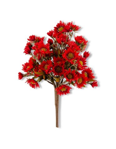15 Inch Burgundy Mum Bush