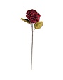 30 Inch Burgundy Hydrangea Two Leaf Stem