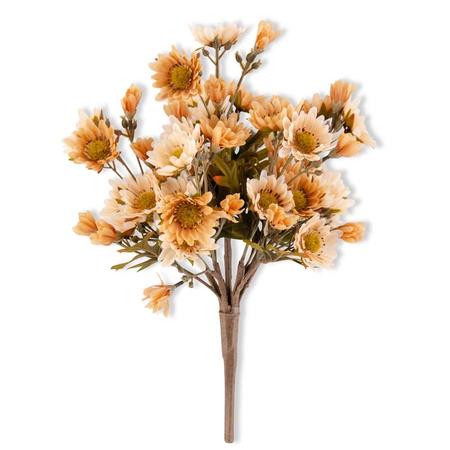 15 Inch Beige Mum Bush