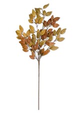 35" Fall Golden Tones Leaf Stem