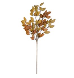 35" Fall Golden Tones Leaf Stem