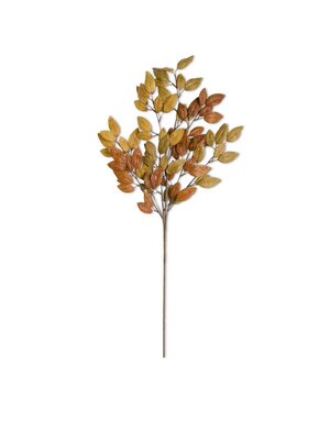 35" Fall Golden Tones Leaf Stem