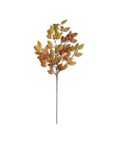 35" Fall Golden Tones Leaf Stem