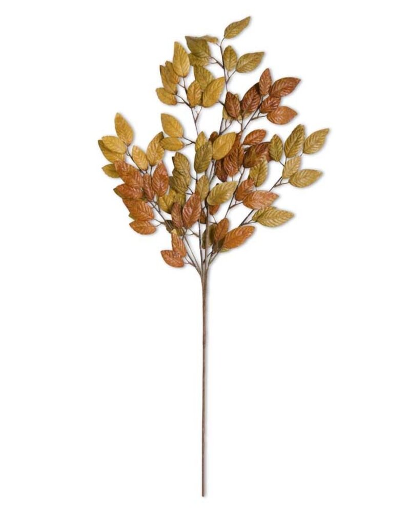 35" Fall Golden Tones Leaf Stem