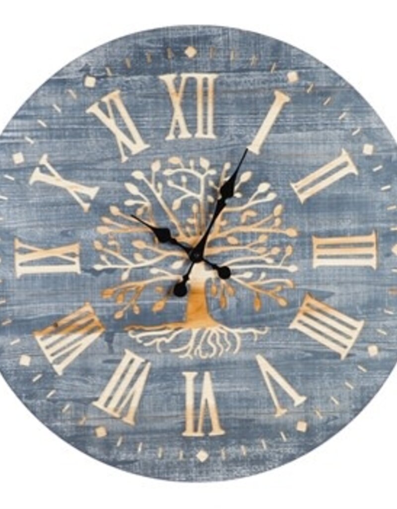 Tree of Life Wood Wall Clock