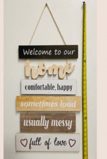 Welcome To Our Home Wood Wall Decor