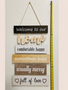Welcome To Our Home Wood Wall Decor