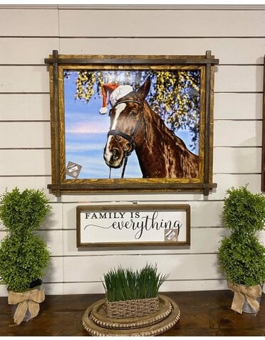 Santa Horse - Pinocho Framed Picture