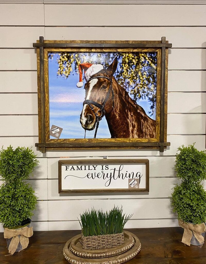 Santa Horse - Pinocho Framed Picture