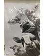 Three Calf Canvas 36 x 56
