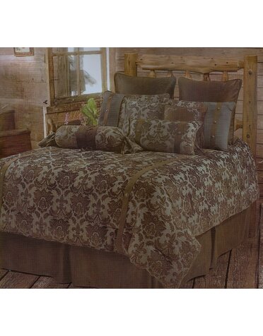 Fleur De Lis Super King 5 Pc Bedding