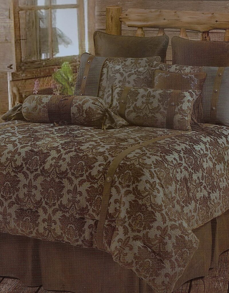 Fleur De Lis Super King 5 Pc Bedding