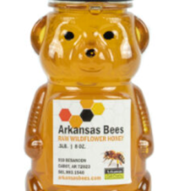 Arkansas Bees Honey 8 OZ Bear