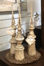21" Gray Resin Tabletop Finials