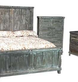 Industrial 3 Drawer Nightstand