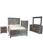 Industrial 3 Drawer Nightstand