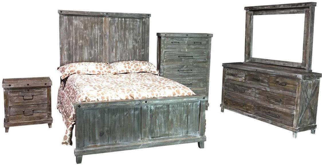 Industrial 3 Drawer Nightstand