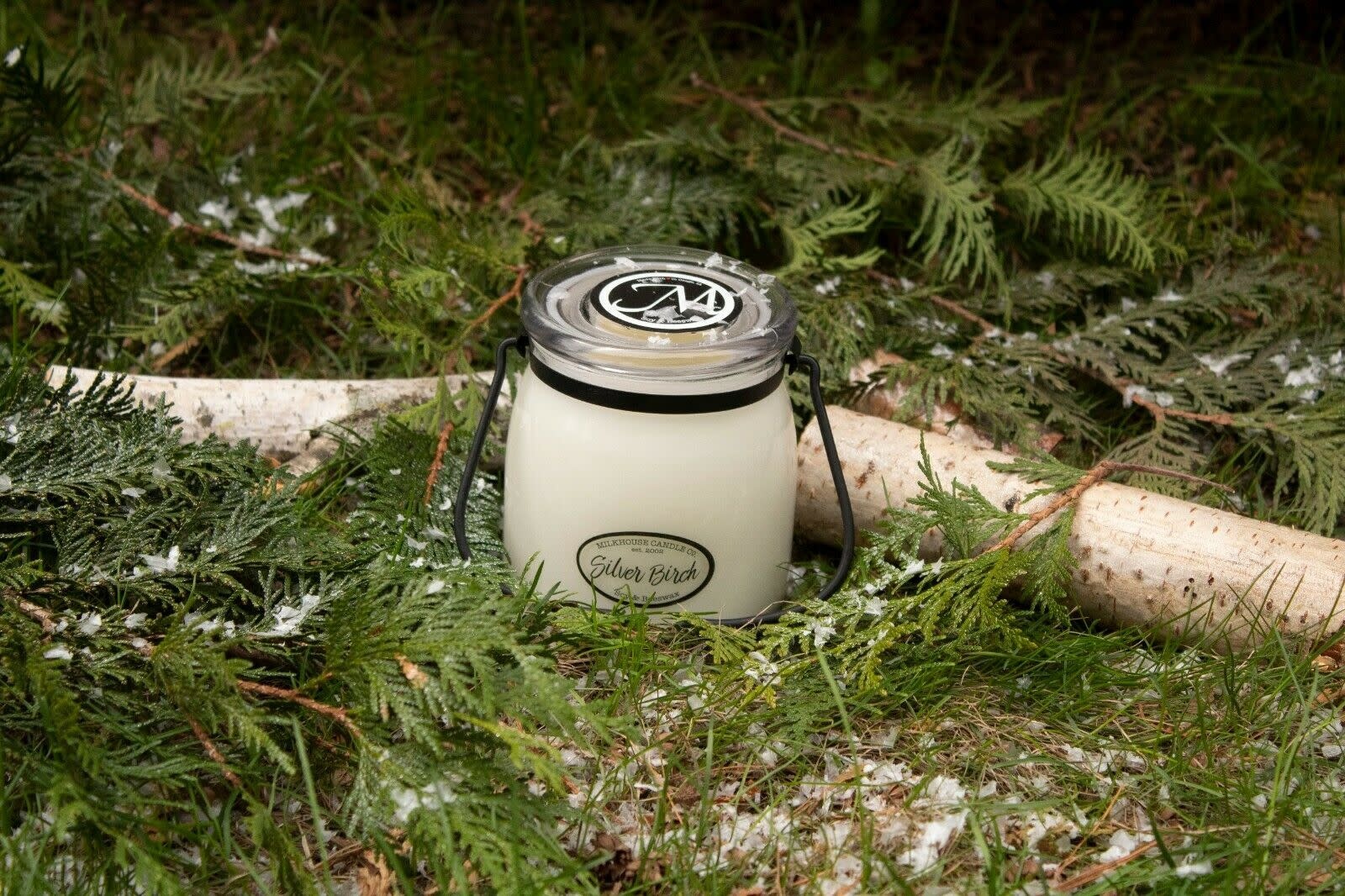 Butter Jar 16 oz Silver Birch