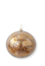 8 Inch Copper Gold Leaf Shatterproof Ornament