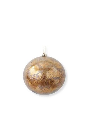 8 Inch Copper Gold Leaf Shatterproof Ornament