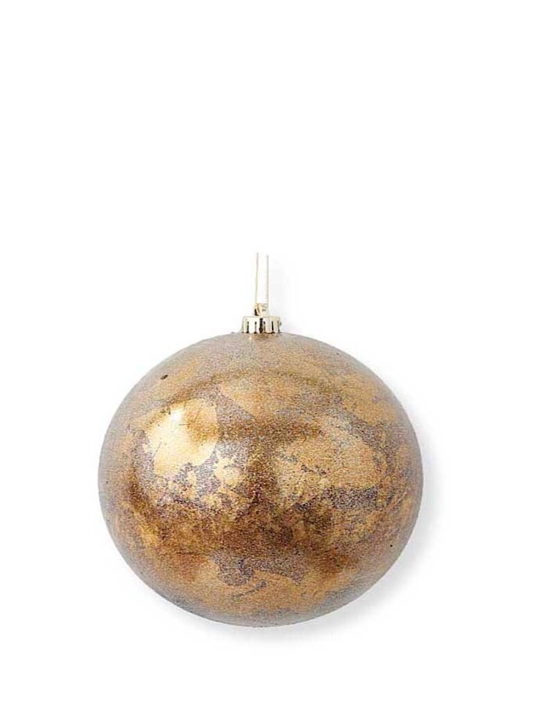 8 Inch Copper Gold Leaf Shatterproof Ornament