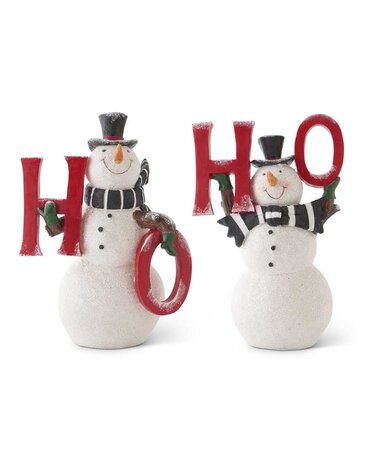 8 Inch Resin Snowman