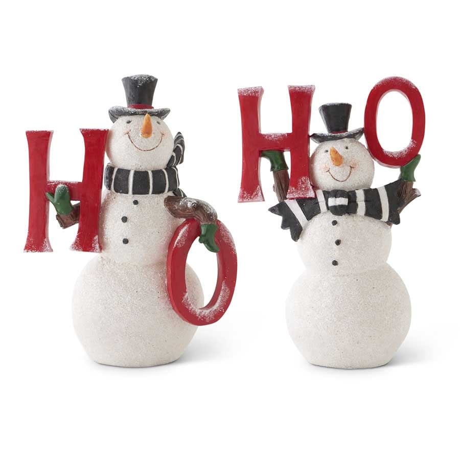 8 Inch Resin Snowman
