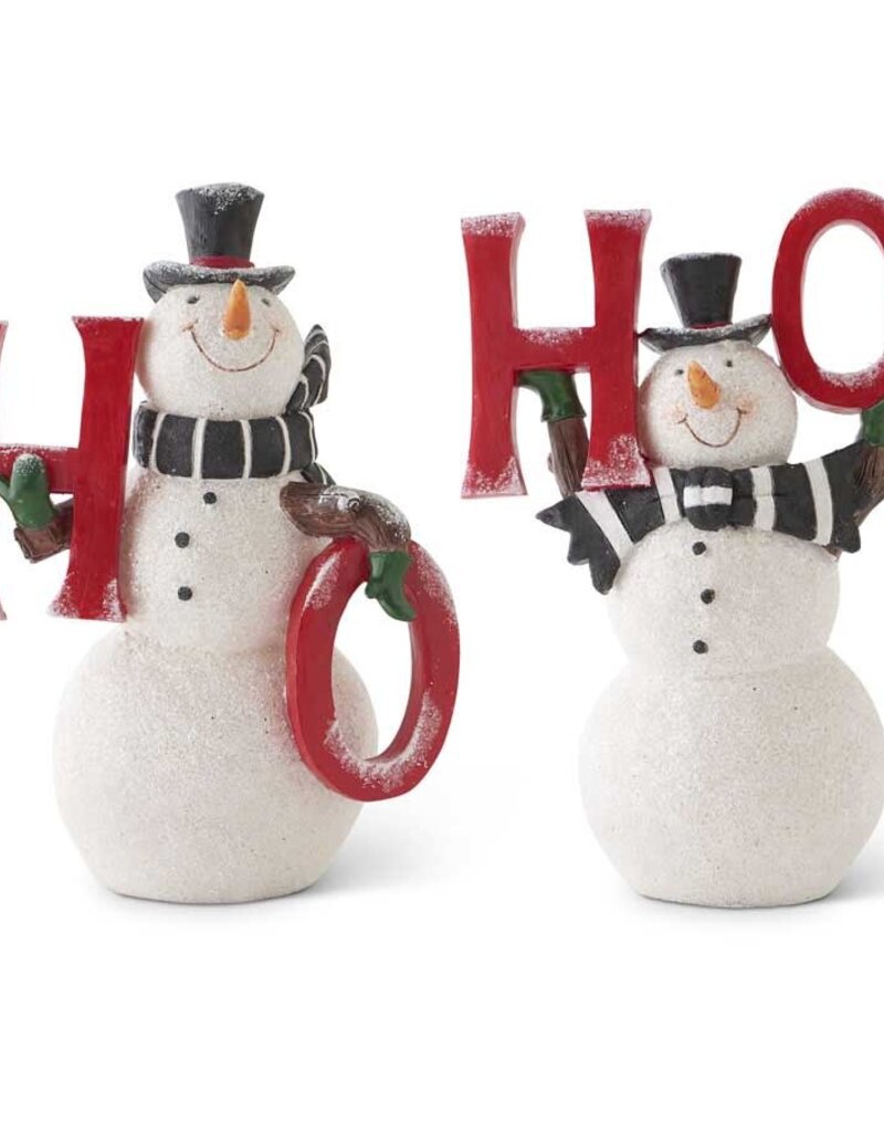 8 Inch Resin Snowman