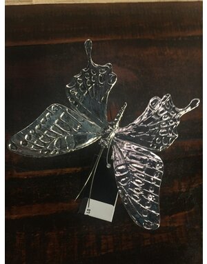 K & K Interiors Silver Butterfly-Lg