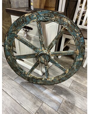 30" Wagon Wheel - Turquoise