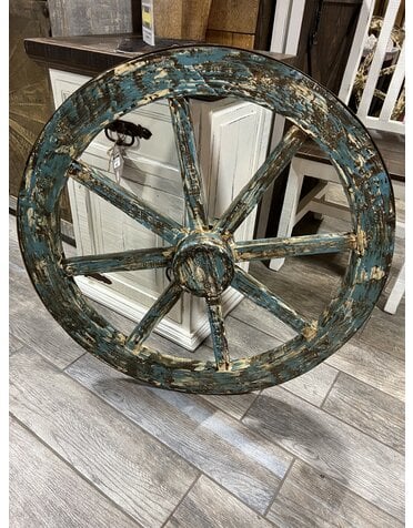 30" Wagon Wheel - Turquoise